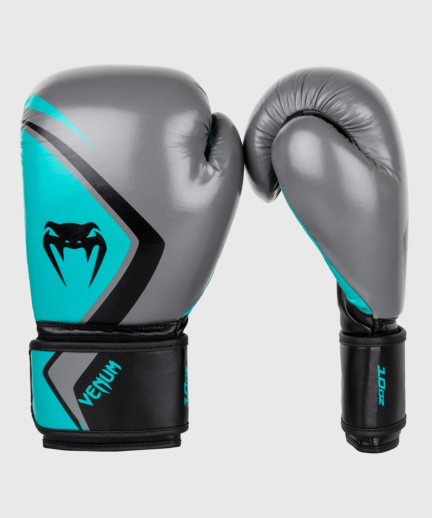 Guantes de Boxeo Venum Contender 2.0 – Gris/Turquesa-Negro