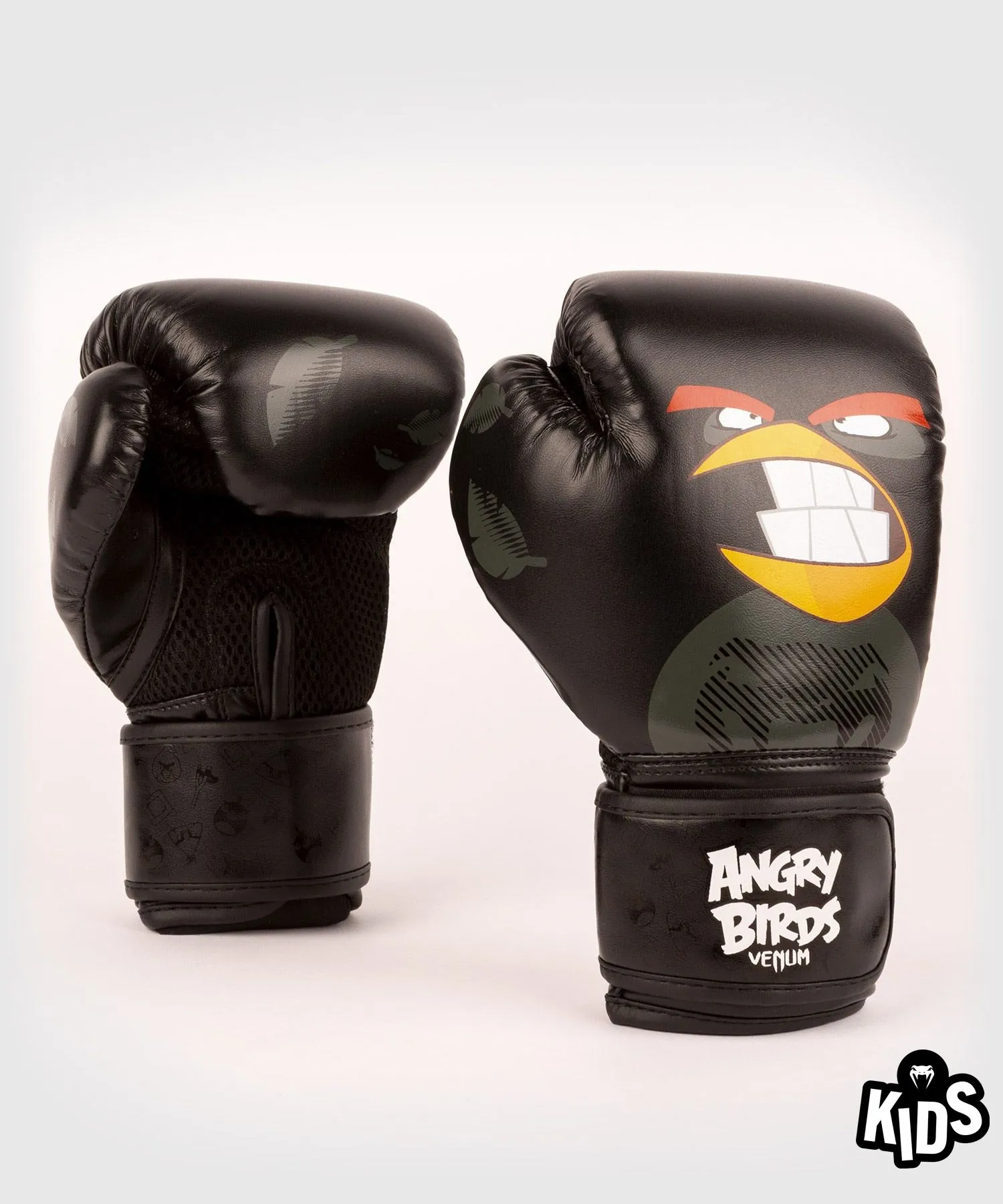 Guantes de Boxeo Venum x Angry Birds - Para Niños - Negro