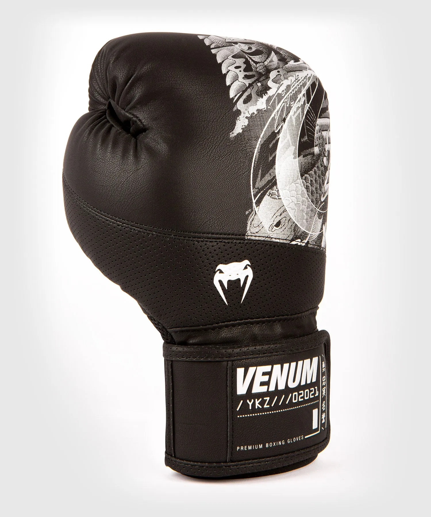 Guantes de boxeo Venum YKZ21 - Negro/Plata