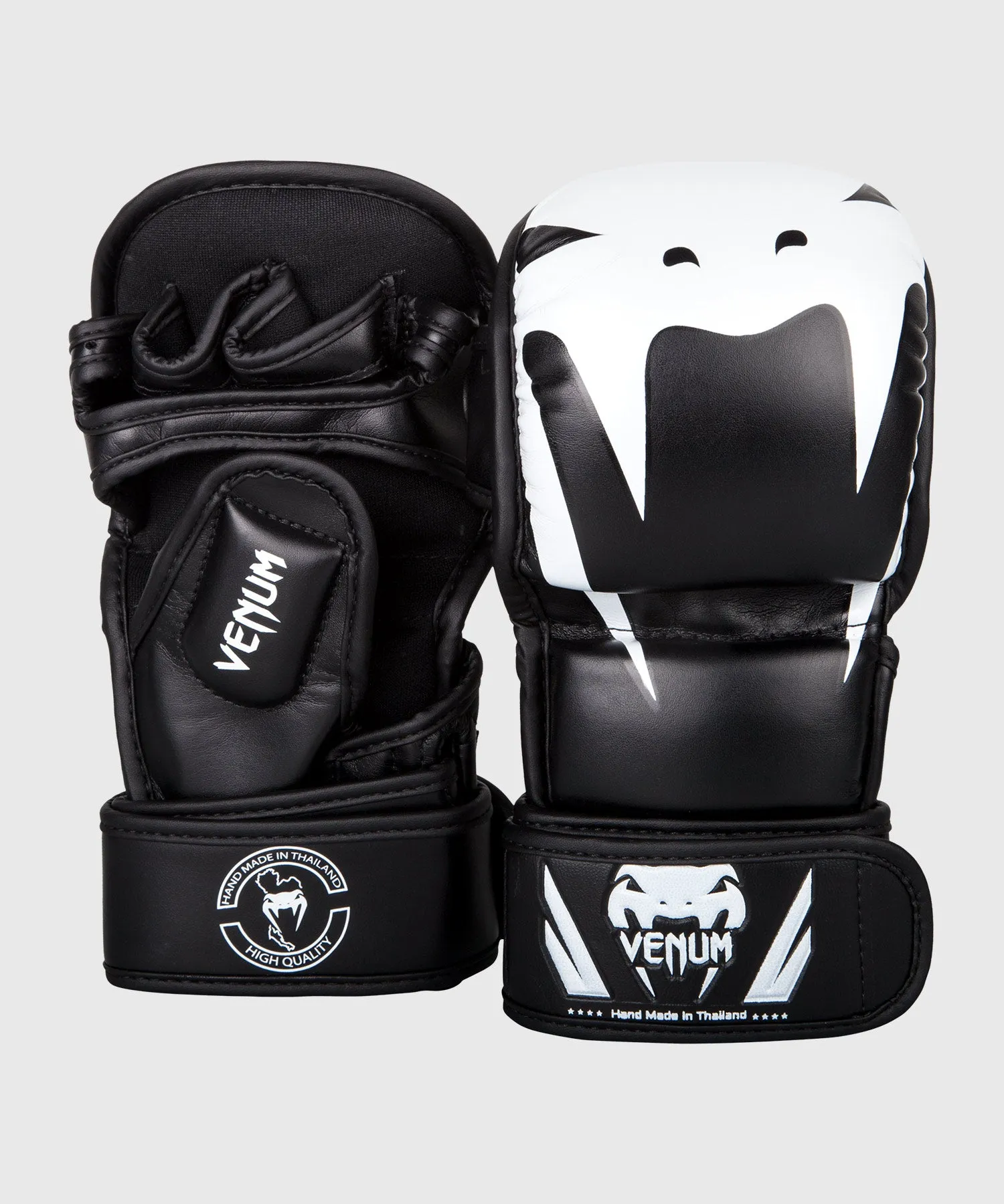 Guantes de Enfrentamiento MMA Venum Impact - Negro/Blanco