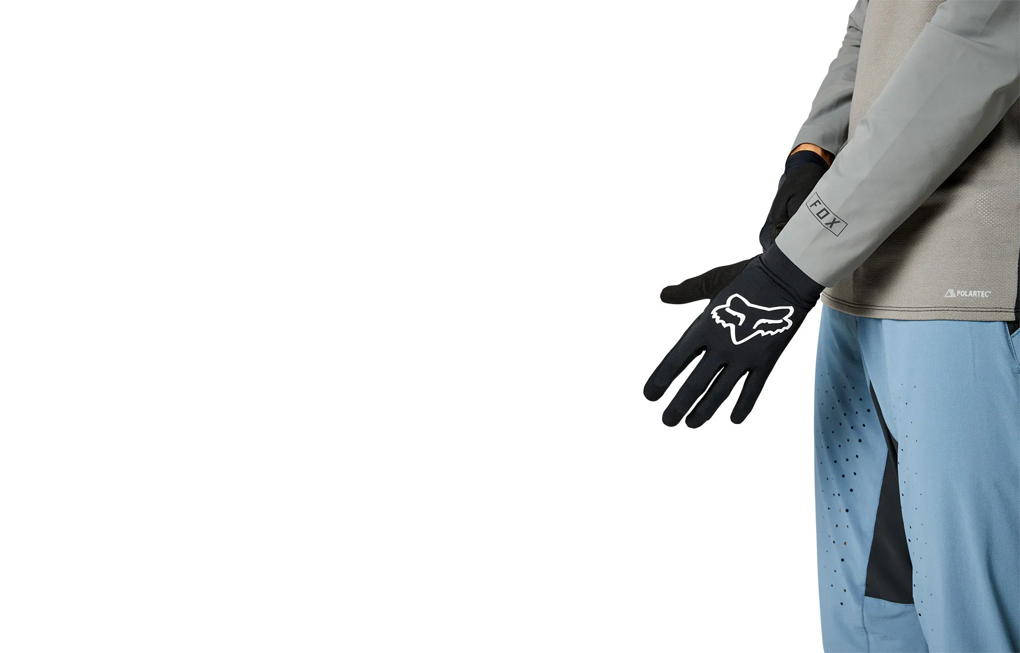 GUANTES FOX FLEXAIR BLACK