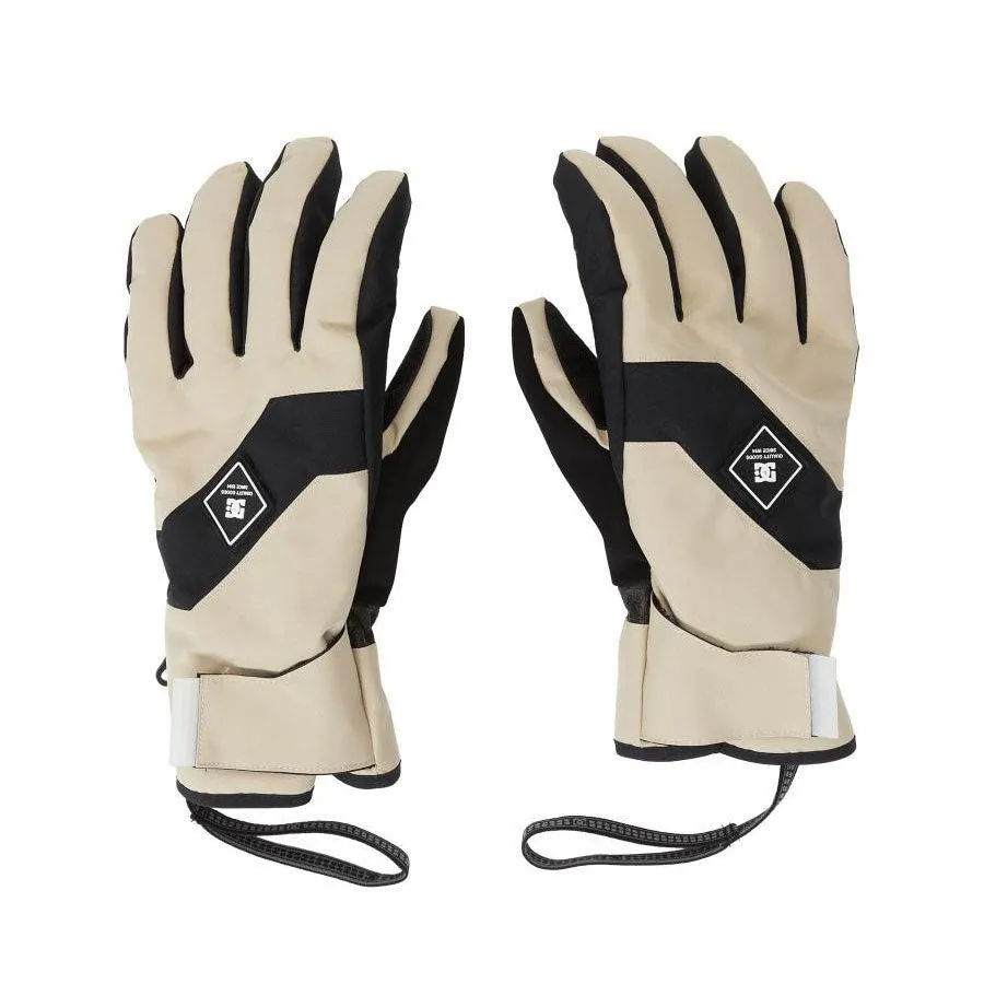 Guantes Snow Dc Franchise Beige Negro