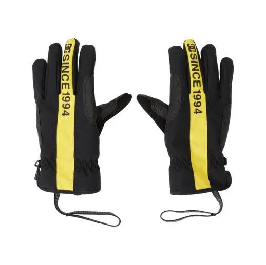 Guantes Snow Dc Salute Negro Amarillo