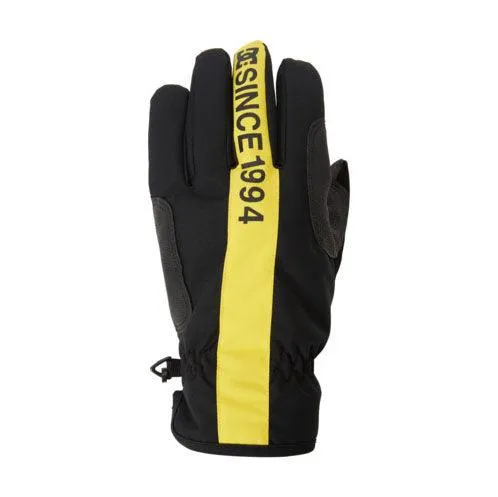 Guantes Snow Dc Salute Negro Amarillo