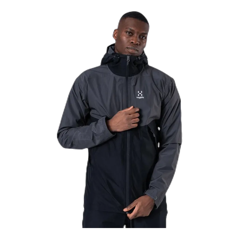 Haglöfs Mila Rain Jacket Black/Grey