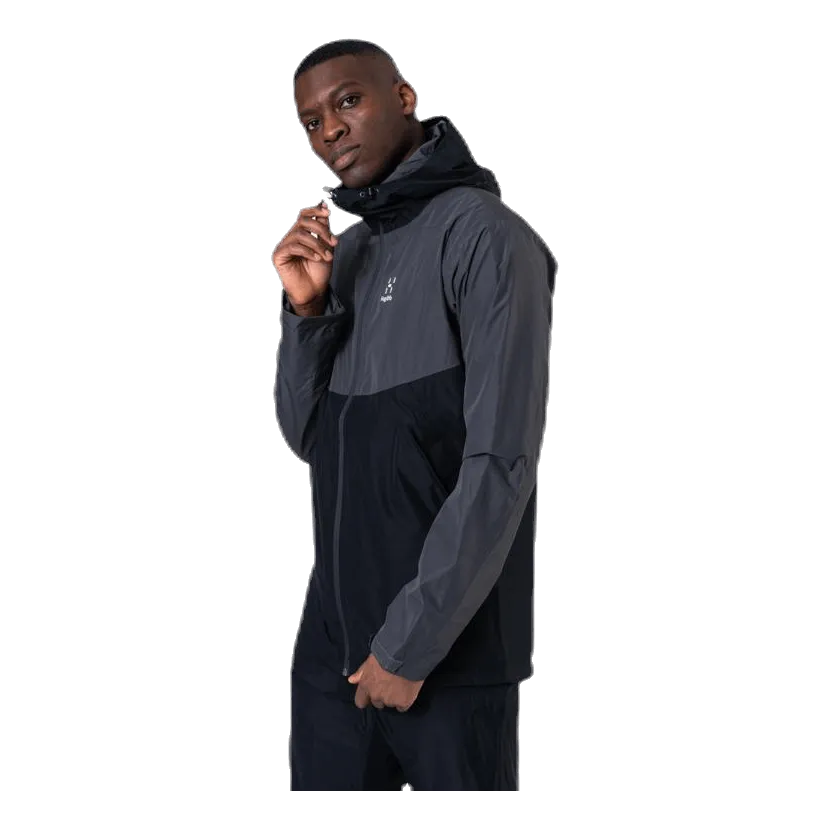 Haglöfs Mila Rain Jacket Black/Grey