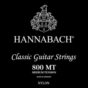 Hannabach Guitarra Nylon Tensión Media 800 MT