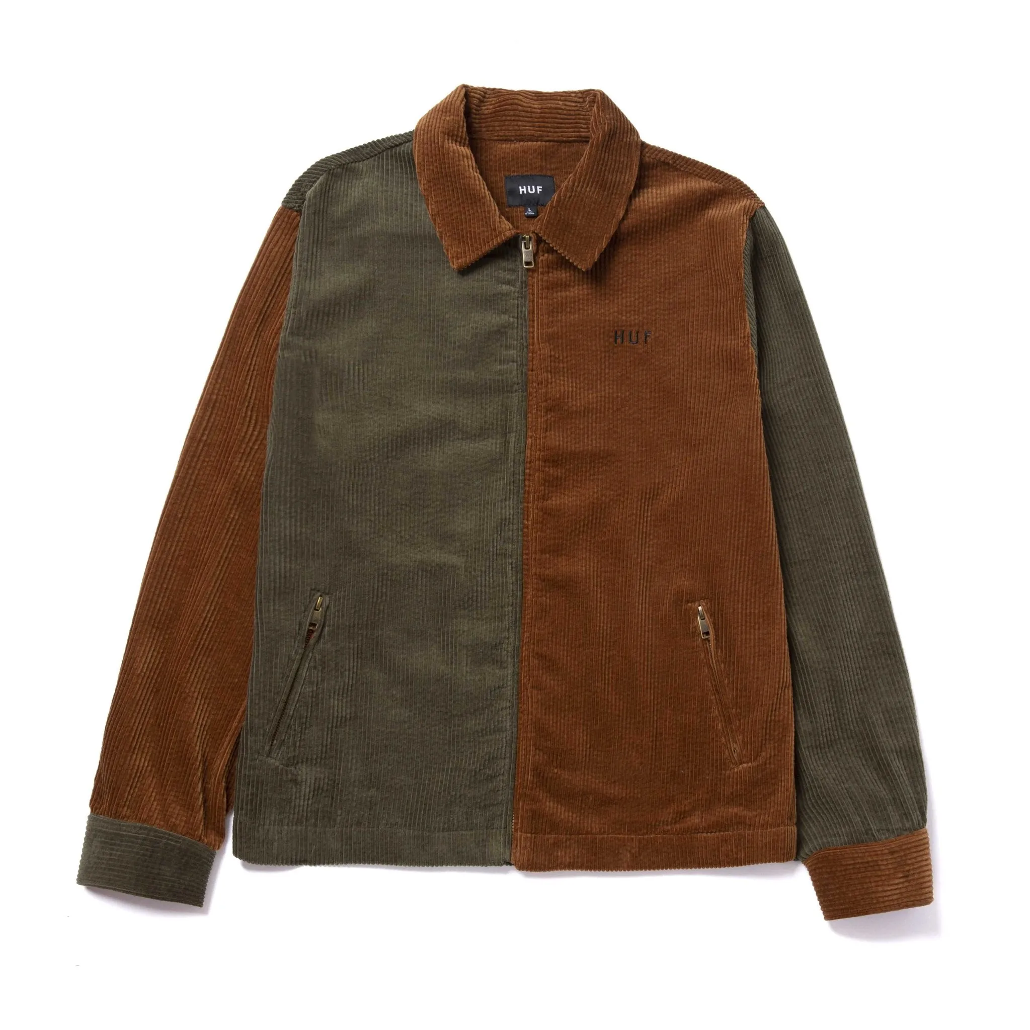 huf chaqueta vandenberg corduroy toffe