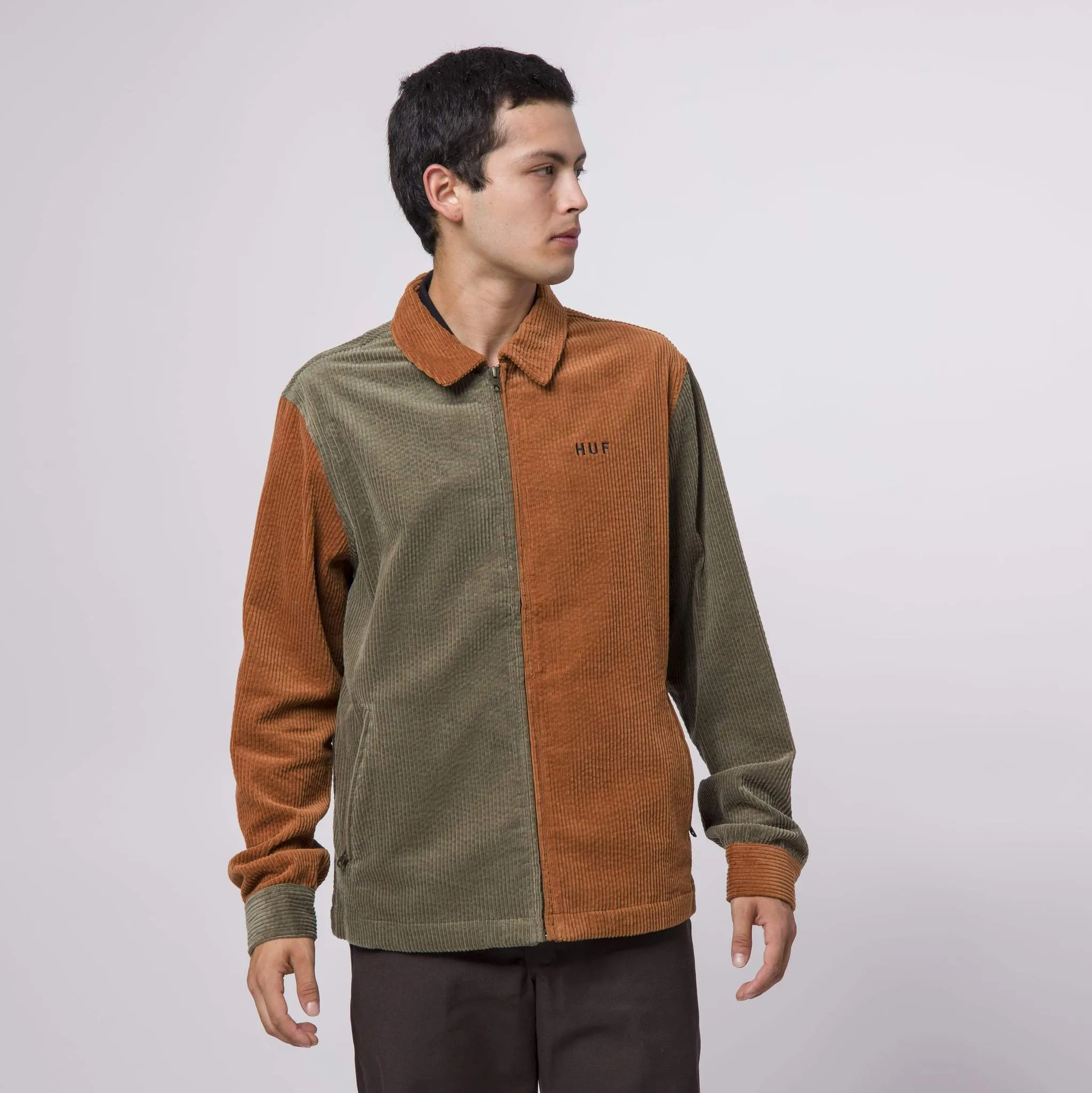 huf chaqueta vandenberg corduroy toffe