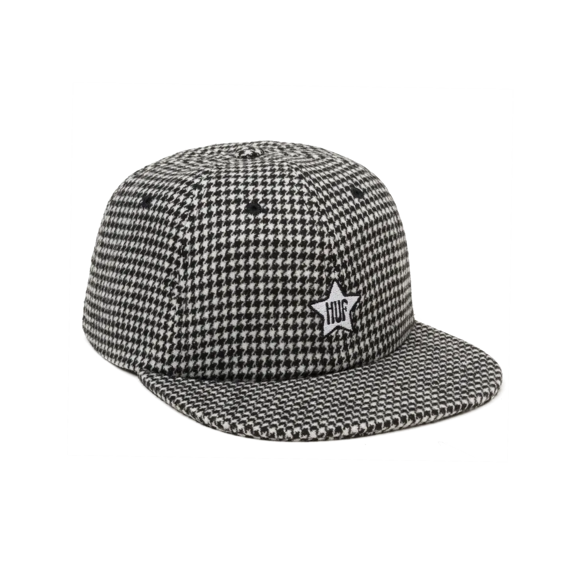 huf gorra one star hounstooth 6 panel