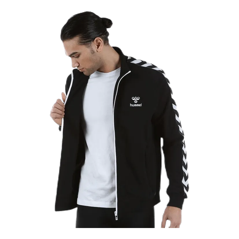 Hummel Classic Bee Aage Zip Jacket Black