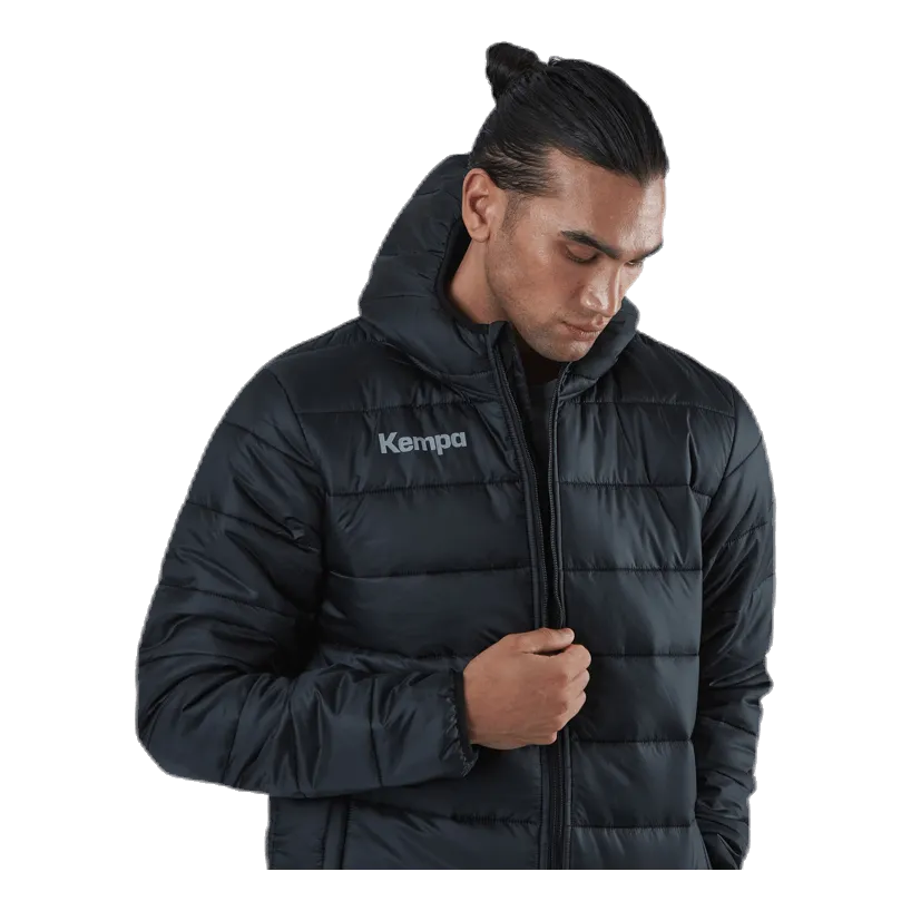 Kempa Puffer Hood Jacket Black