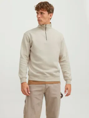 Media cremallera Liso | Beige | Jack & Jones®