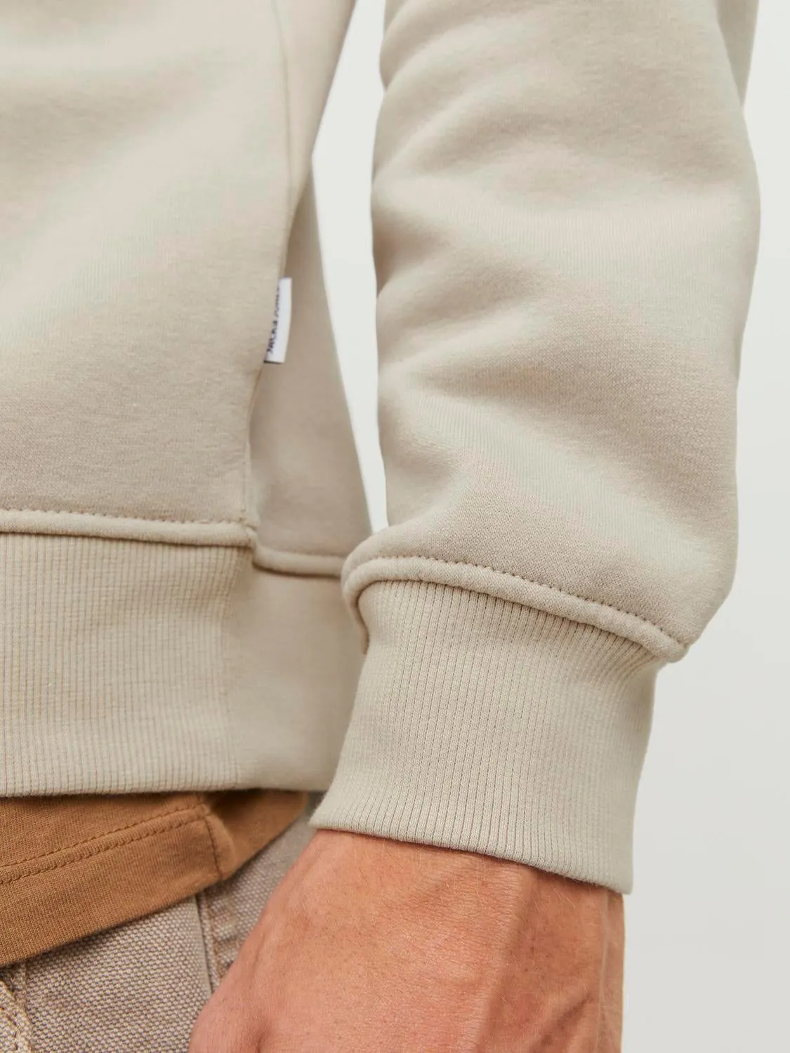 Media cremallera Liso | Beige | Jack & Jones®