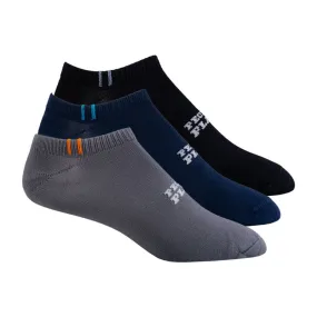 Mediasx3 Hombre People Plays Media Nylon Invs Hb X3 (Azul,Gris Negro)