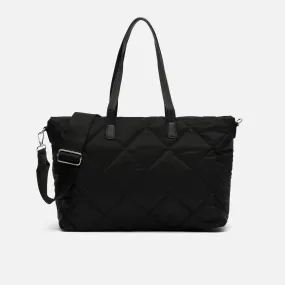 Monar-1 bolso shopper acolchado de nylon con asa bandolera extraíble