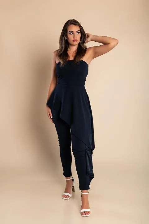 Mono elegante Ema, azul oscuro