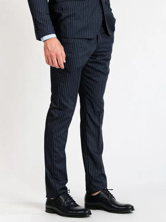 New Marshll Traje elegante de hombre a rayas