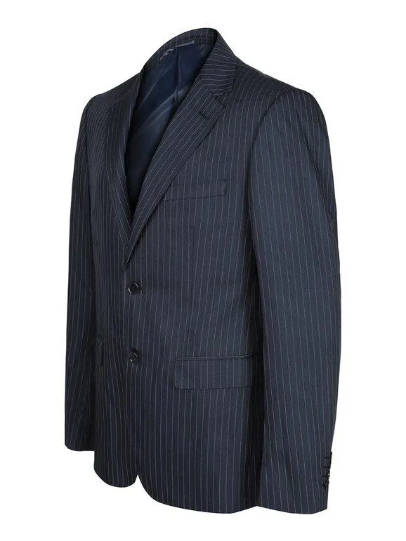 New Marshll Traje elegante de hombre a rayas