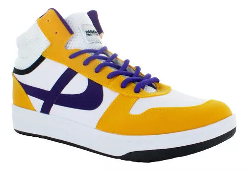 Panam Tenis Bota Vestir Casual Skate Amarillo Lakers 85248