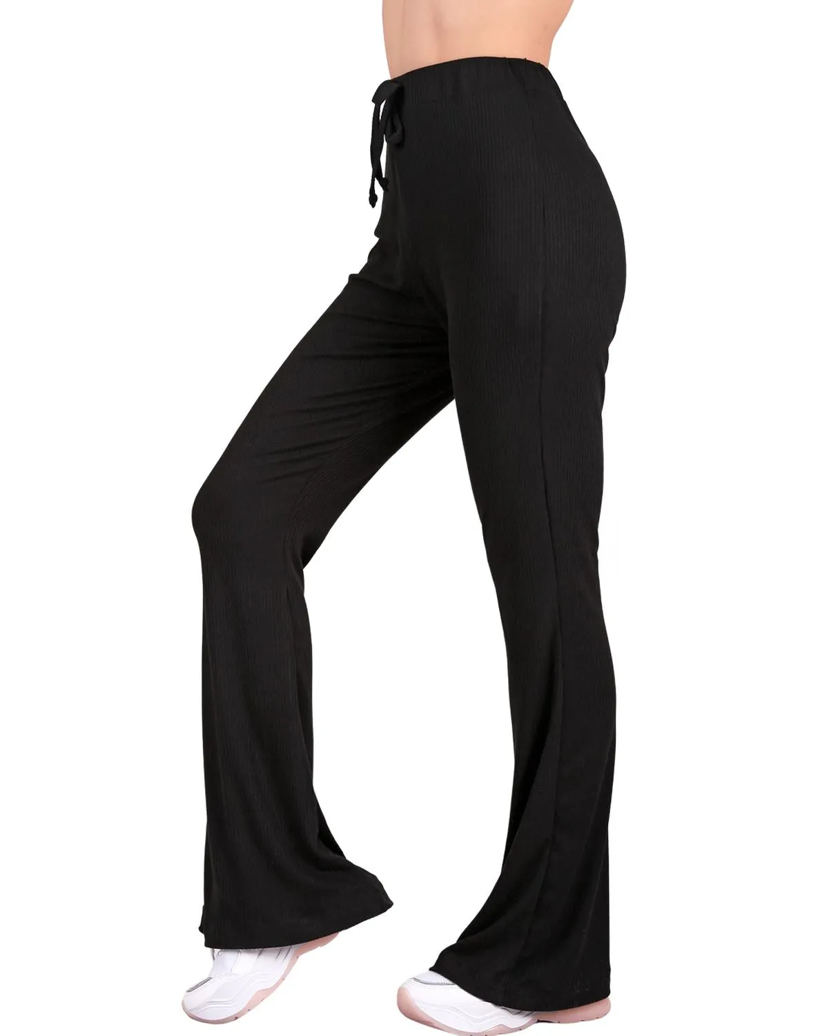 Pants Mujer Deportivo Acampanado Negro Stfashion 52404209