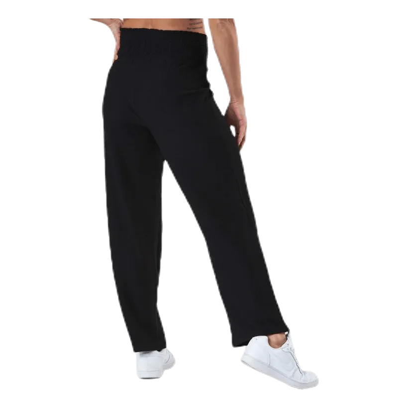 Pieces Curli Hw Cropped Pants Black