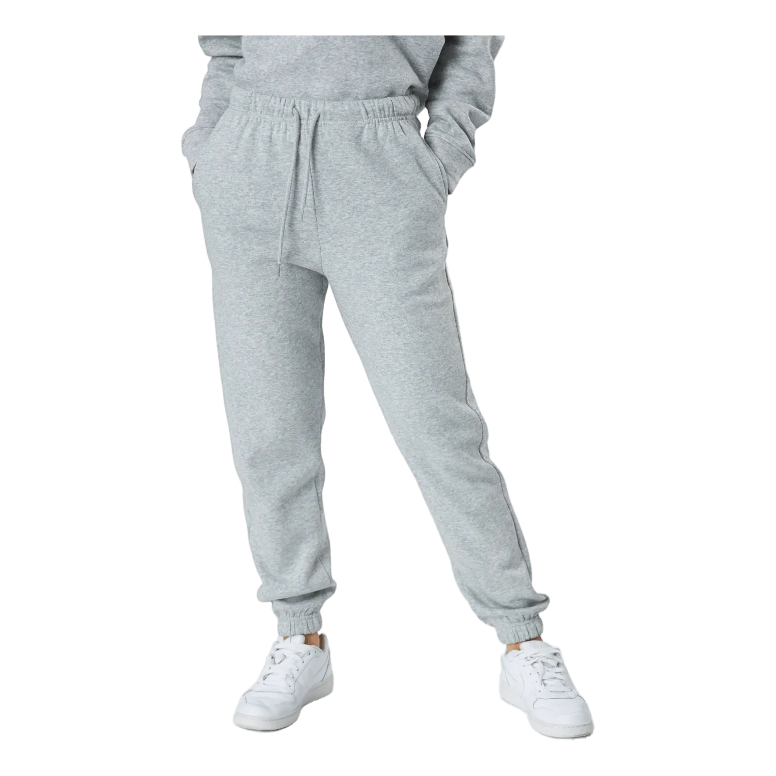 Pieces Pcchilli Hw Sweat Pants Noos B Light Grey Melange