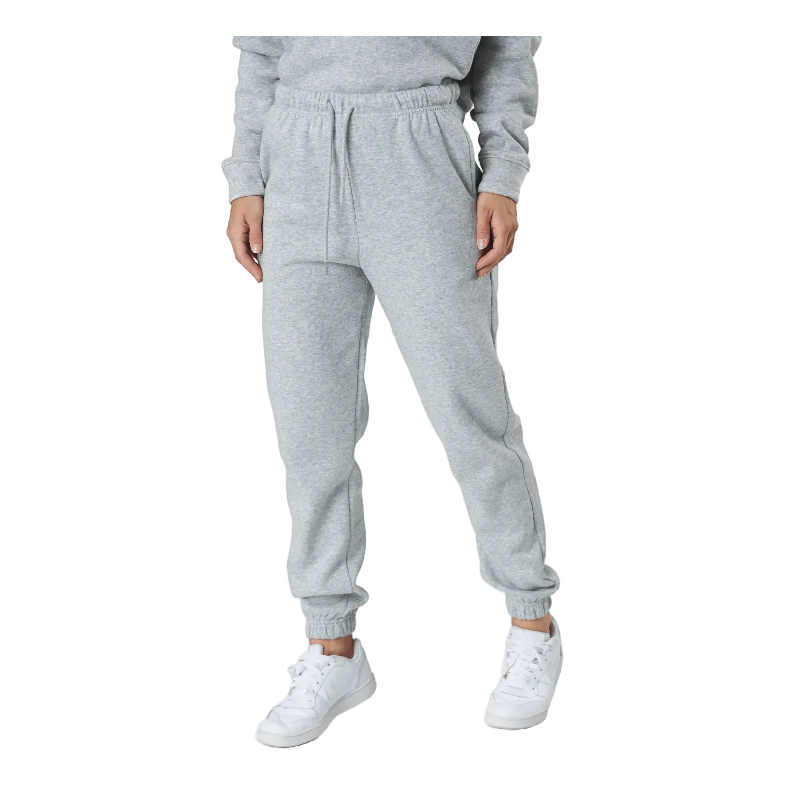 Pieces Pcchilli Hw Sweat Pants Noos B Light Grey Melange