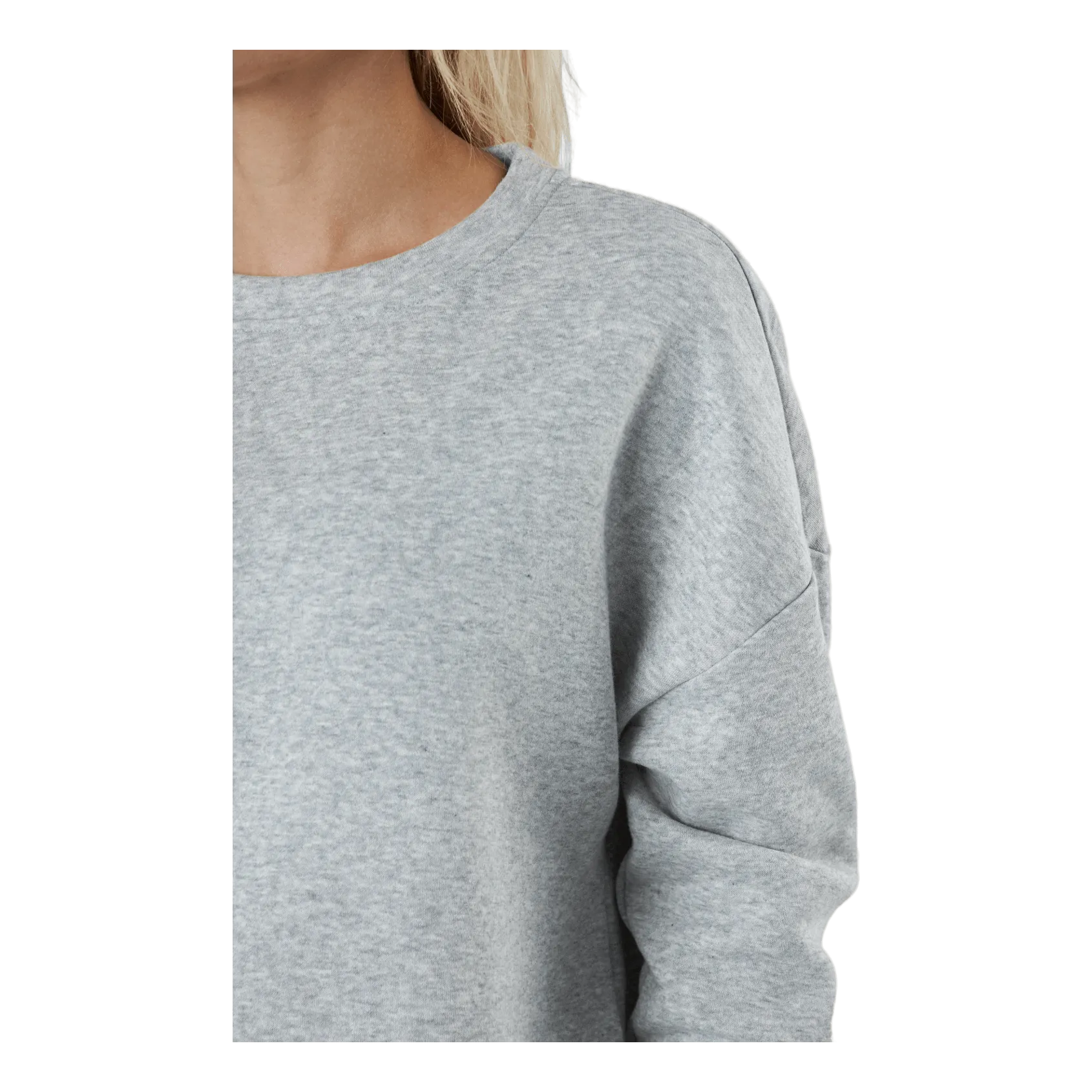 Pieces Pcchilli Ls Sweat Noos Bc Light Grey Melange