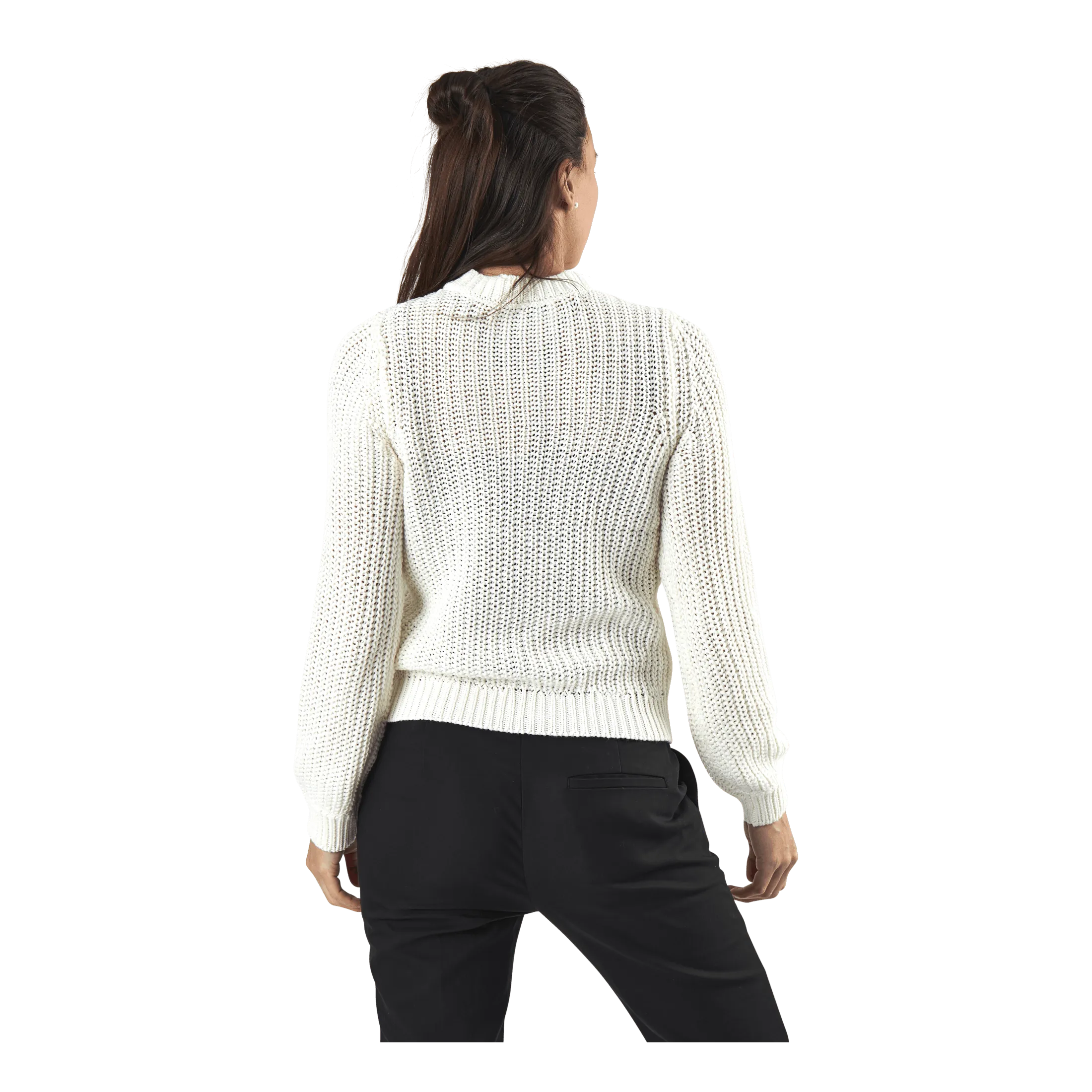 Pieces Petula Ls  Knit Cardigan White