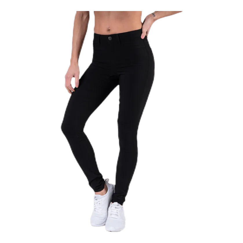 Pieces Skin Wear Mw Jeggings Black