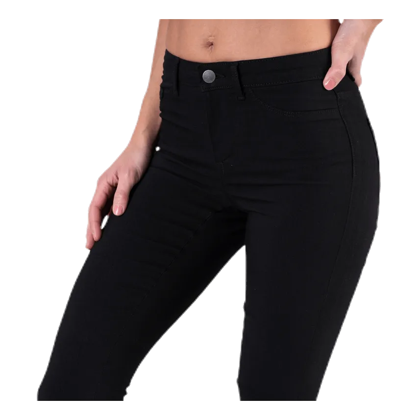 Pieces Skin Wear Mw Jeggings Black