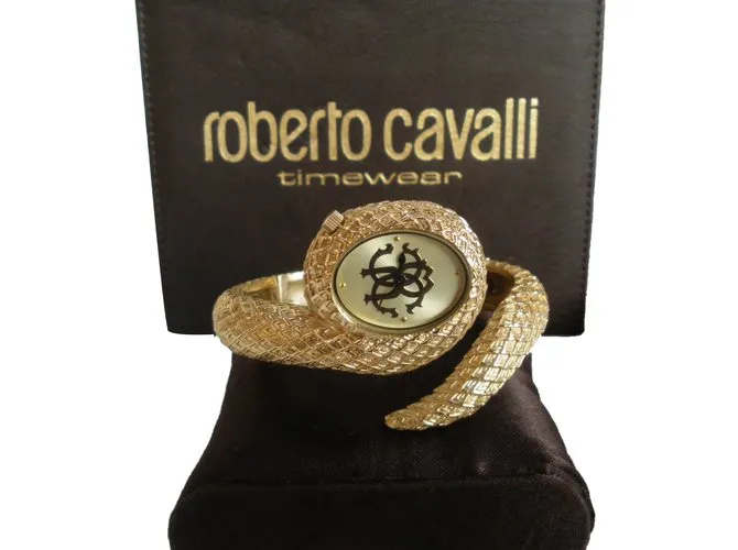 Roberto Cavalli Relojes finos Dorado 