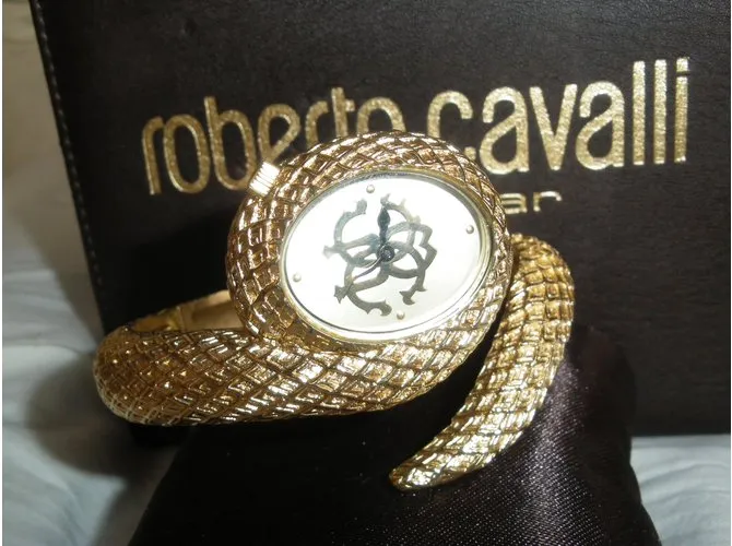 Roberto Cavalli Relojes finos Dorado 