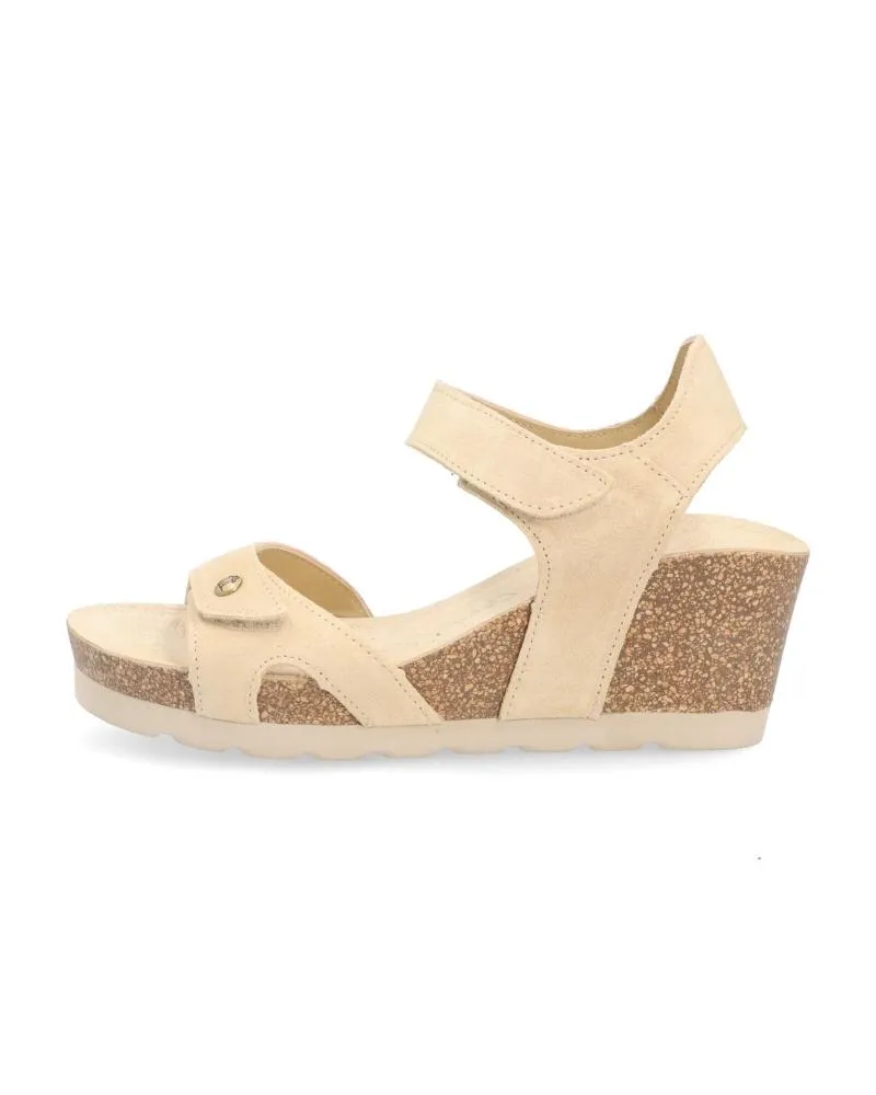 Sandalias de Mujer PANAMA JACK VILA B2 VELOUR BEIG- BEIGE