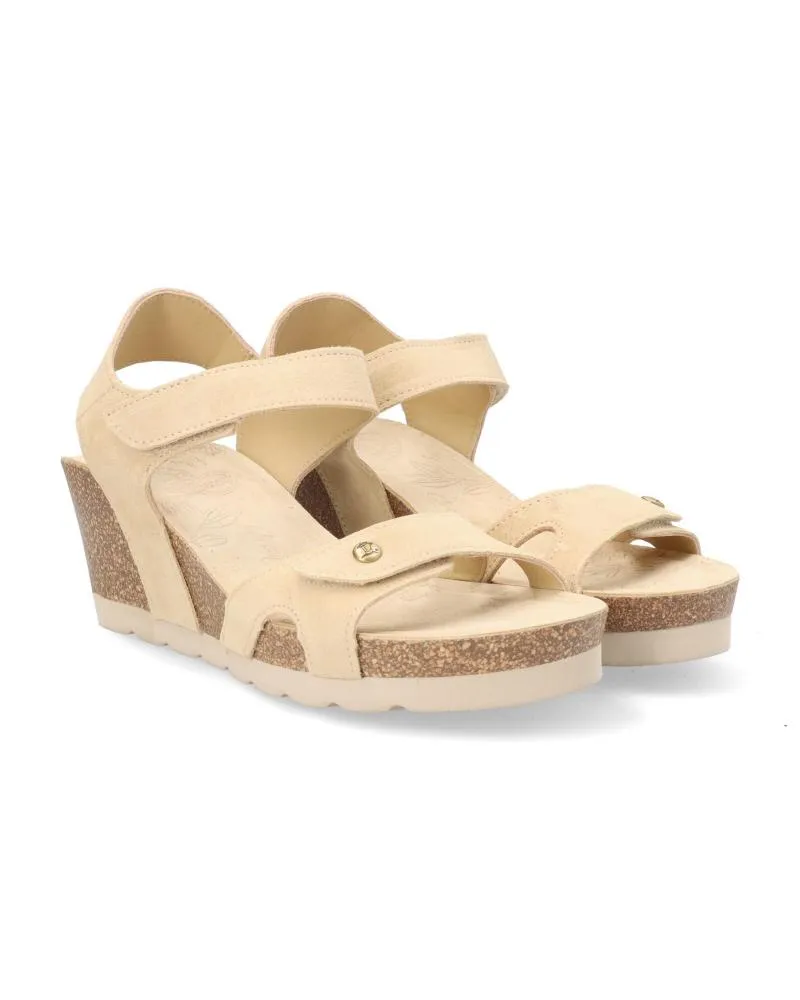 Sandalias de Mujer PANAMA JACK VILA B2 VELOUR BEIG- BEIGE