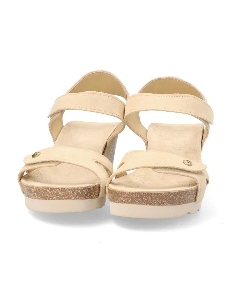 Sandalias de Mujer PANAMA JACK VILA B2 VELOUR BEIG- BEIGE