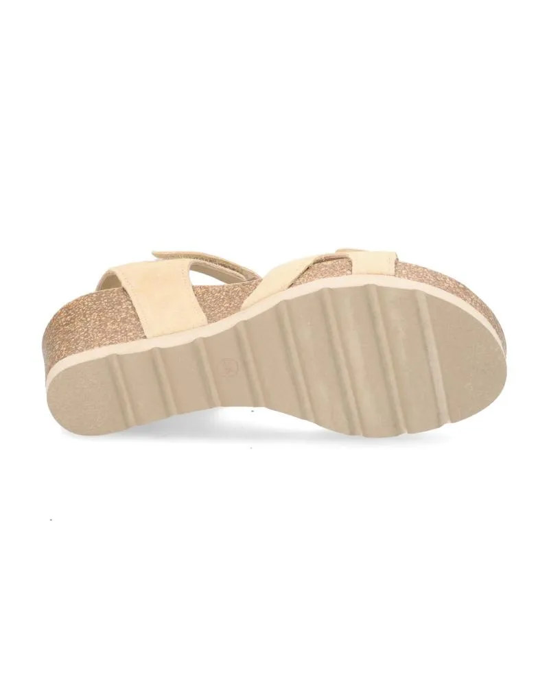 Sandalias de Mujer PANAMA JACK VILA B2 VELOUR BEIG- BEIGE