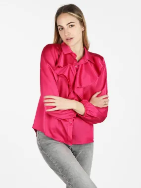 Solada Camisa de mujer elegante con volantes.