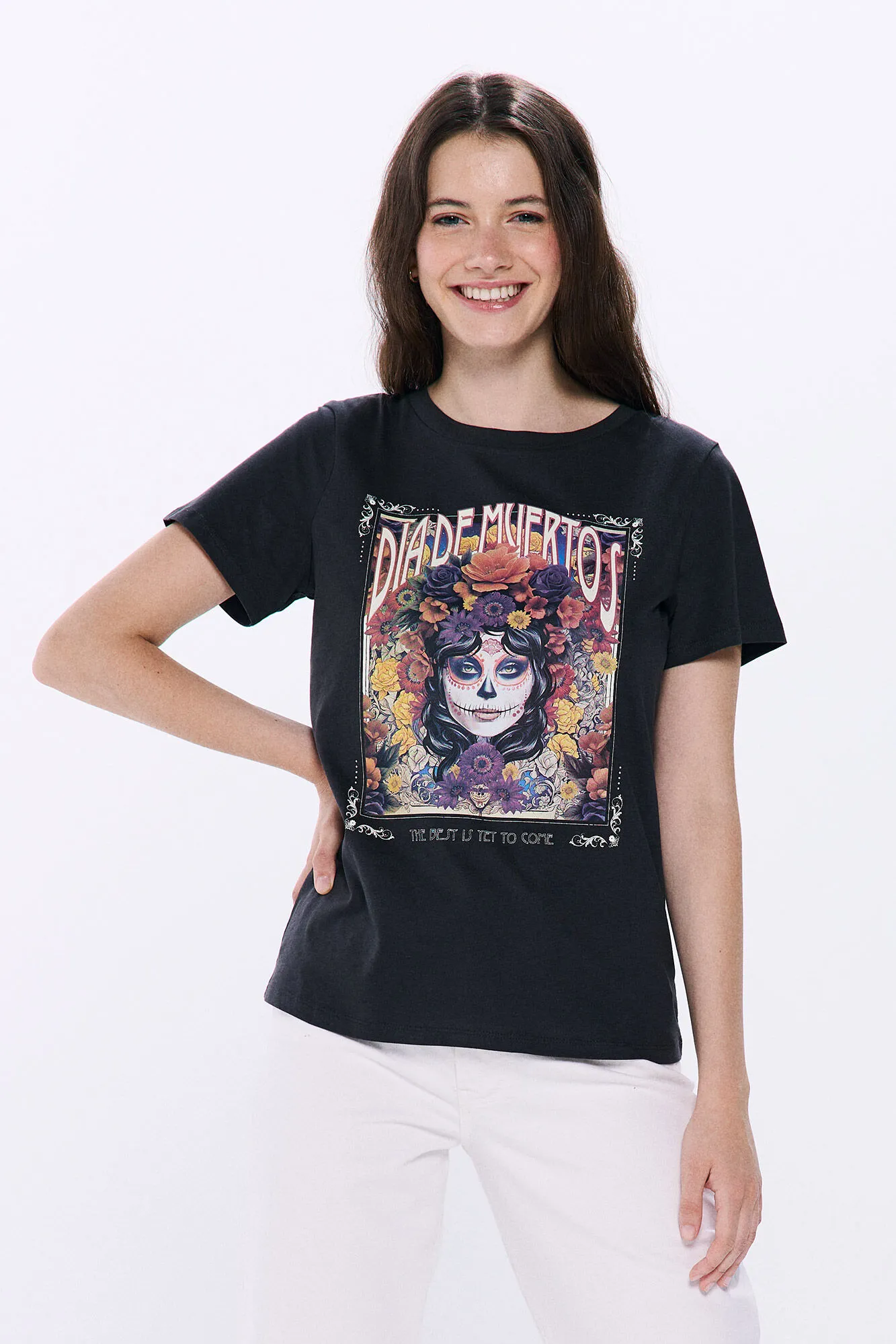 Springfield Camiseta gráfica "dia de muertos"