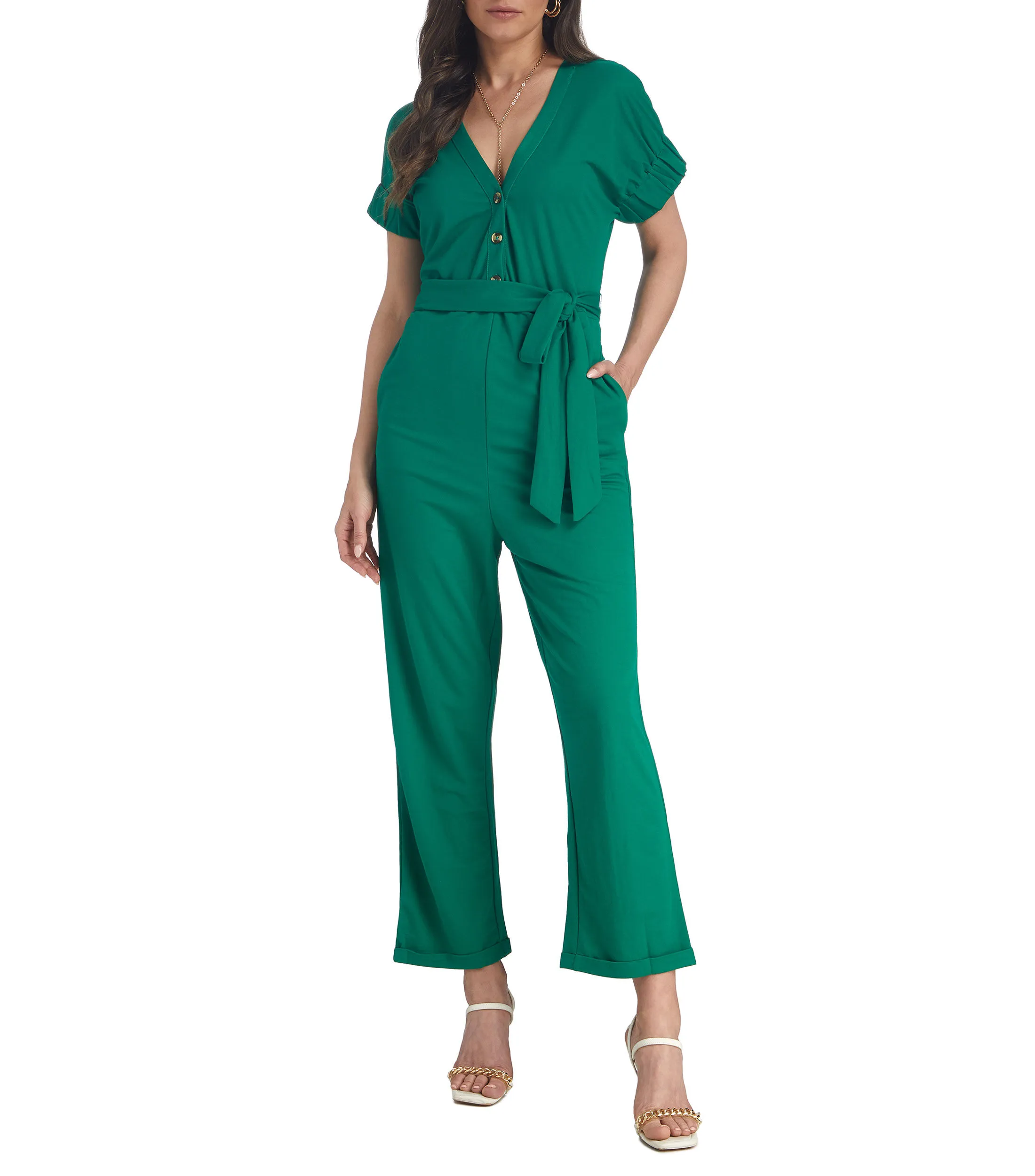 Springfield Jumpsuit de corte Amplio Mujer