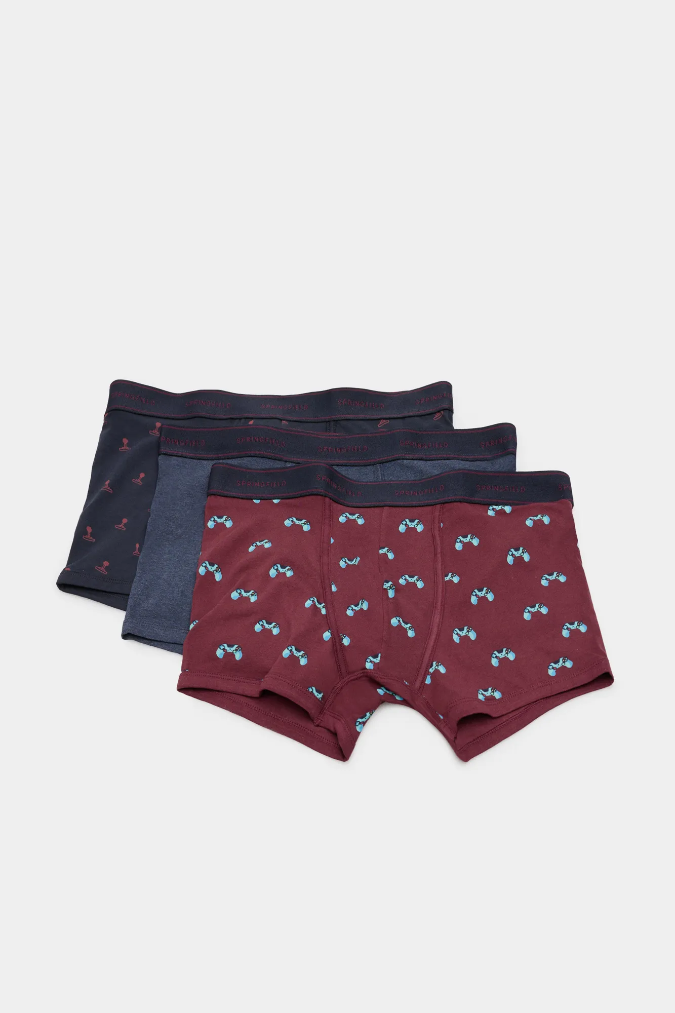 Springfield Pack 3 boxers estampado play