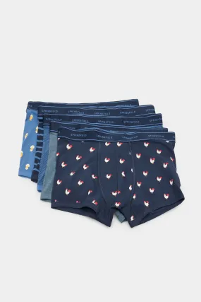 Springfield Pack de 5 boxers estampado pollo y gallinas