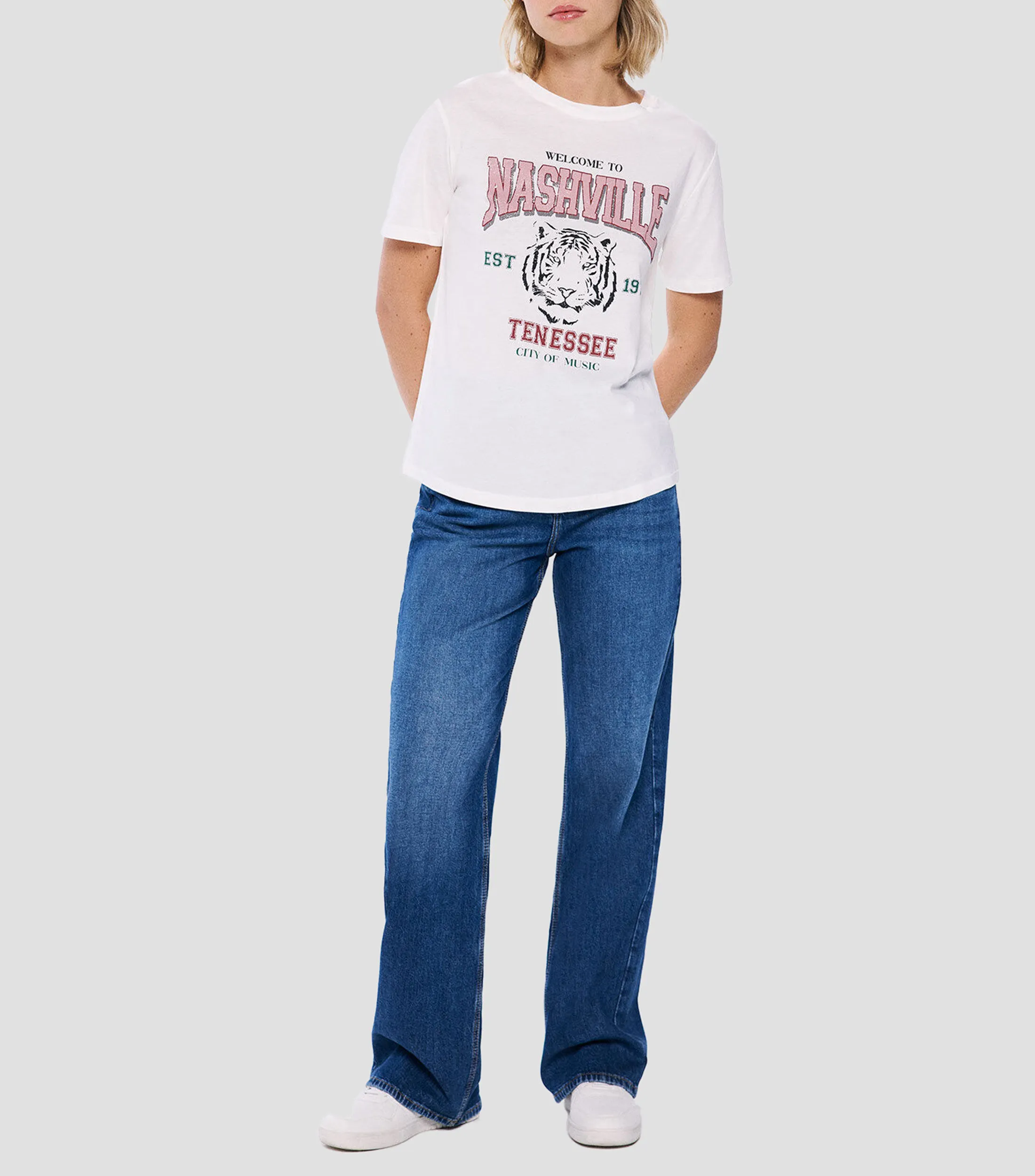 Springfield Playera Nashville de manga corta Mujer