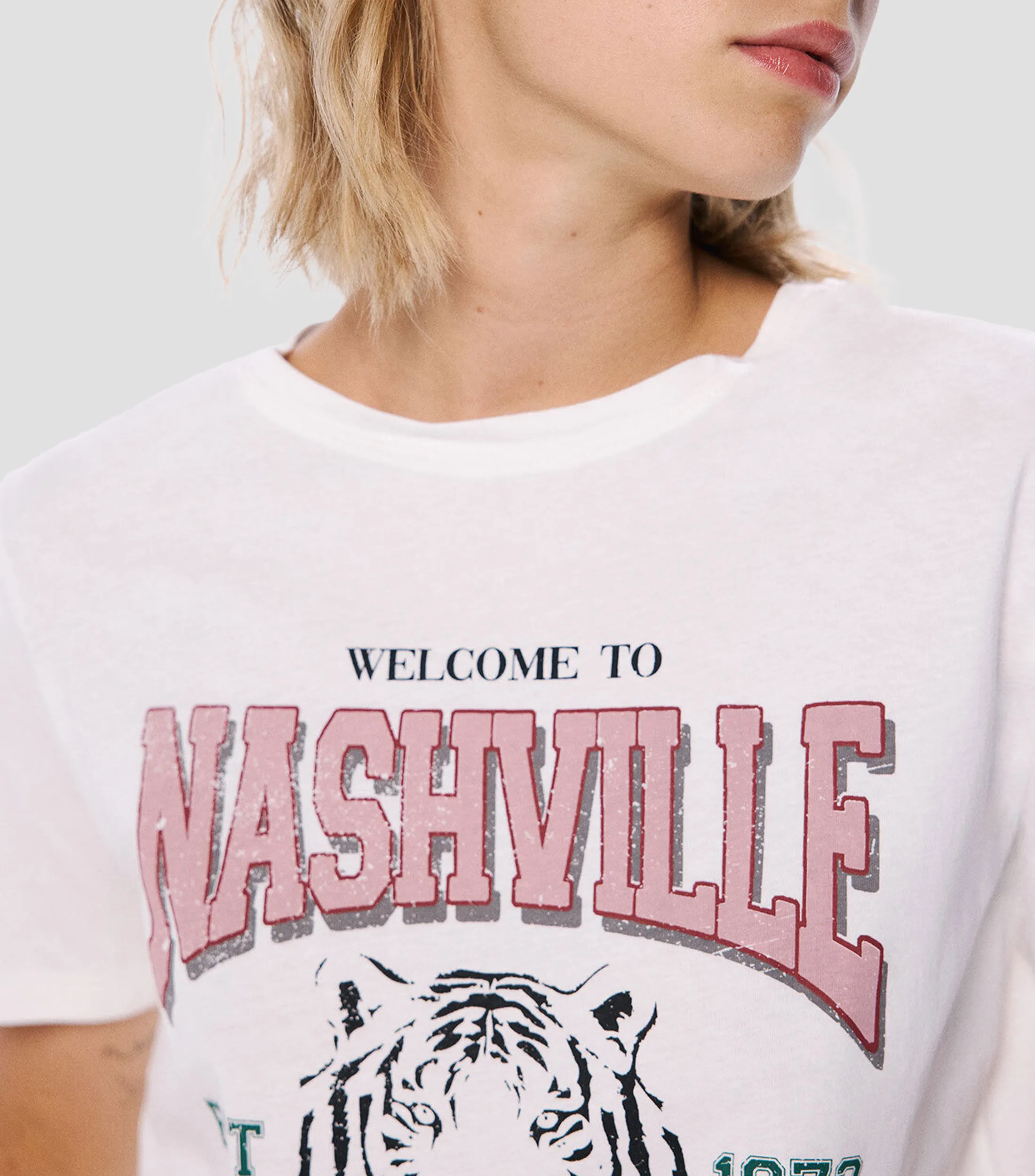 Springfield Playera Nashville de manga corta Mujer