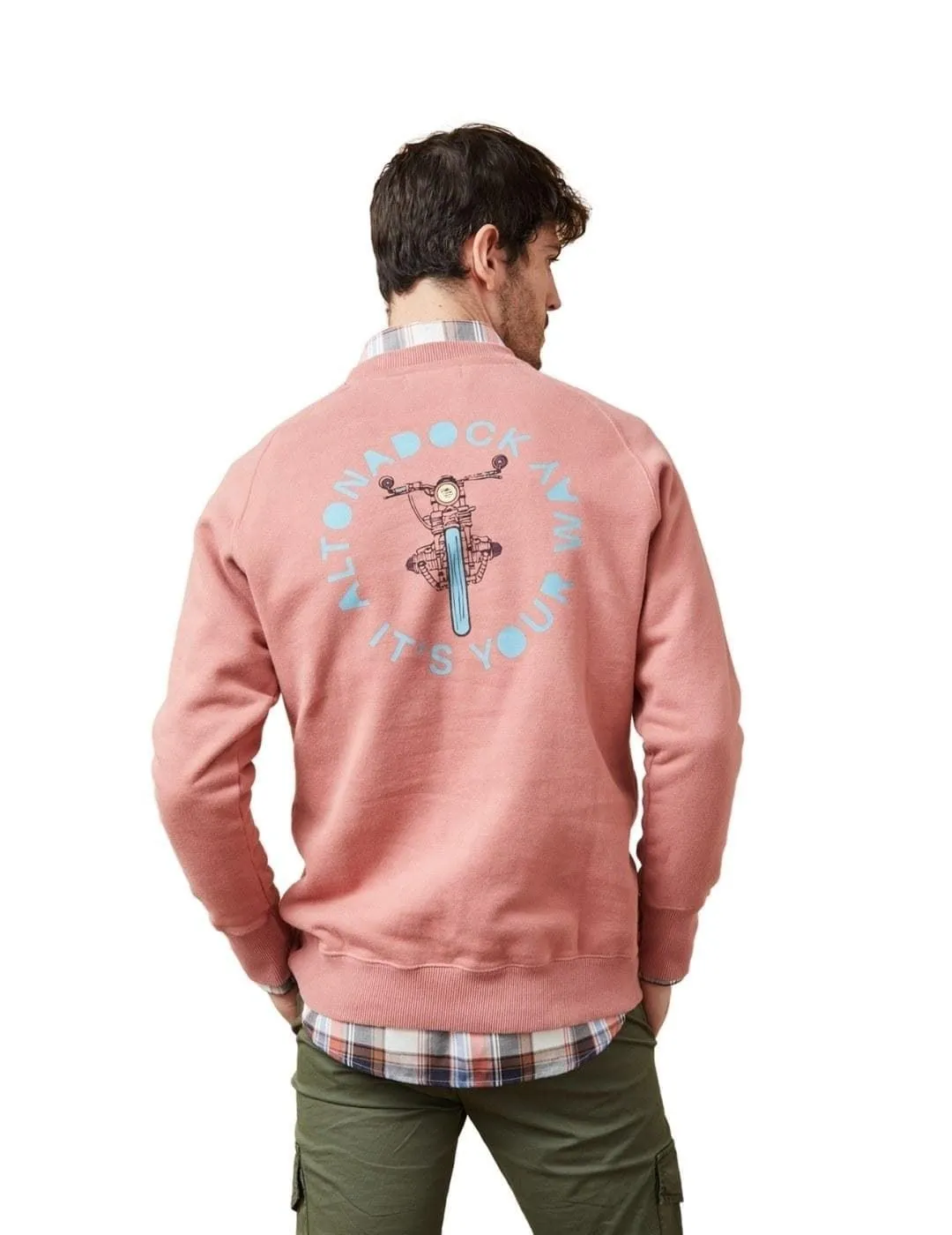 Sudadera Altonadock 105251 old rose