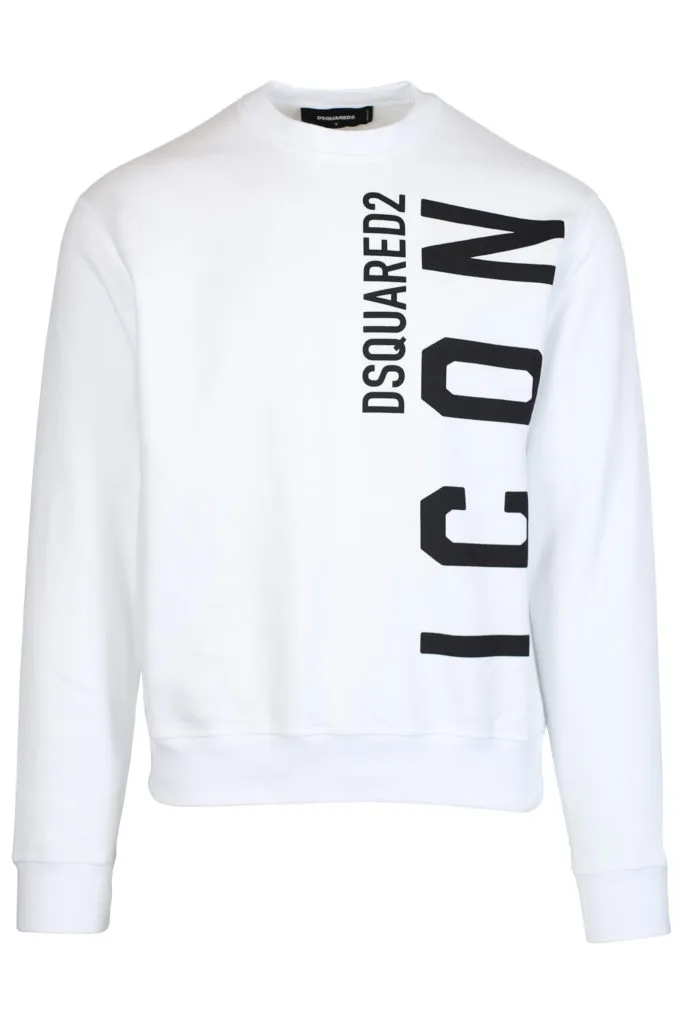 Sudadera blanca con logotipo 