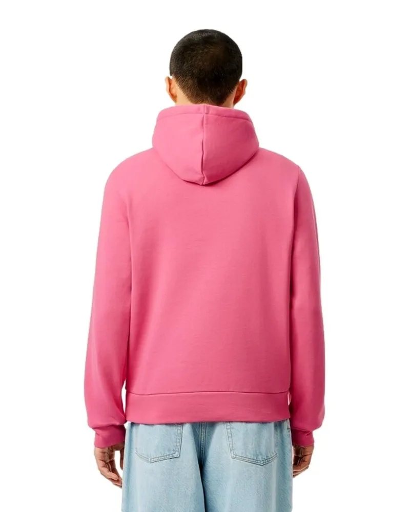 Sudadera lacoste rosa hooded sweatshirt