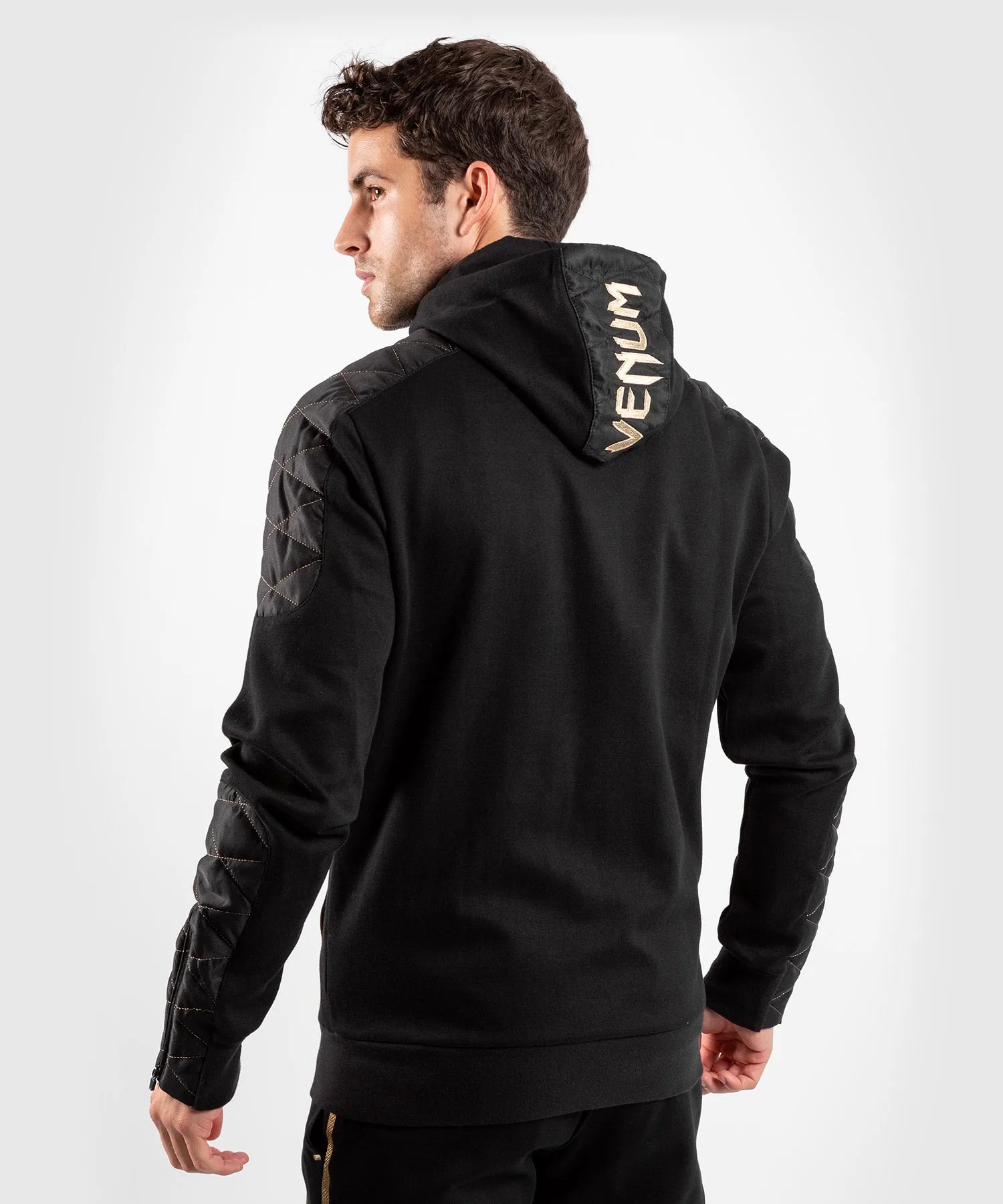 Sudadera Venum Laser Evo - Negro/Oro