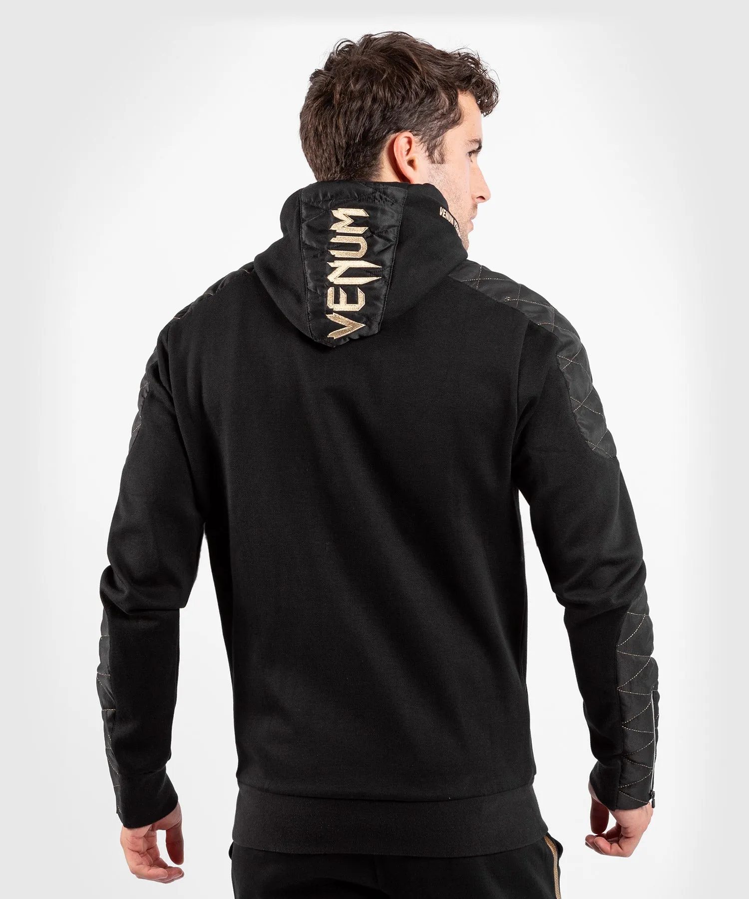 Sudadera Venum Laser Evo - Negro/Oro